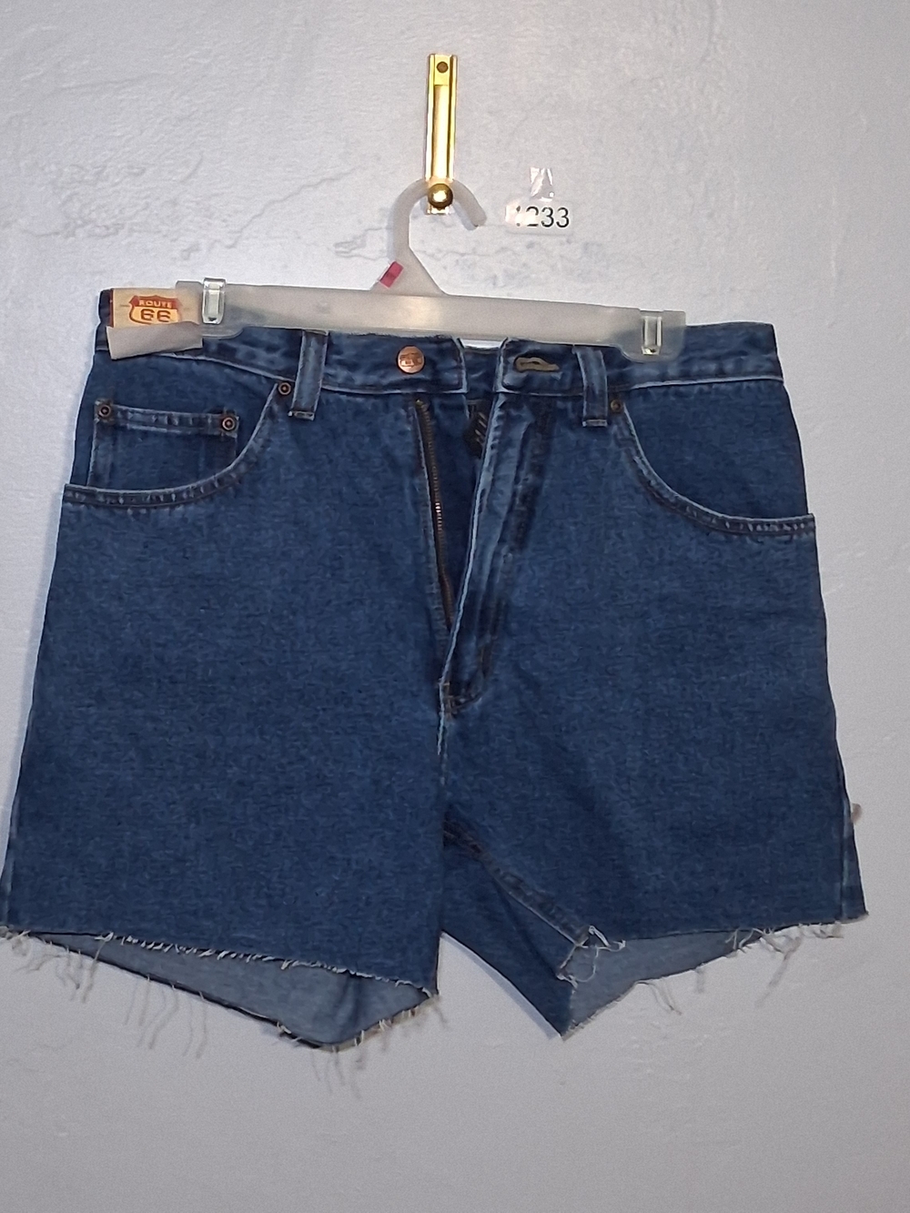 VTG Route 66 Men's Relaxed Fit Denim Shorts - Deadstock NWT Y2K 90s Jorts